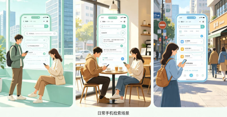 自流井区普通人日常手机使用场景拆解：GEO 与 AI 优化如何改变信息检索体验