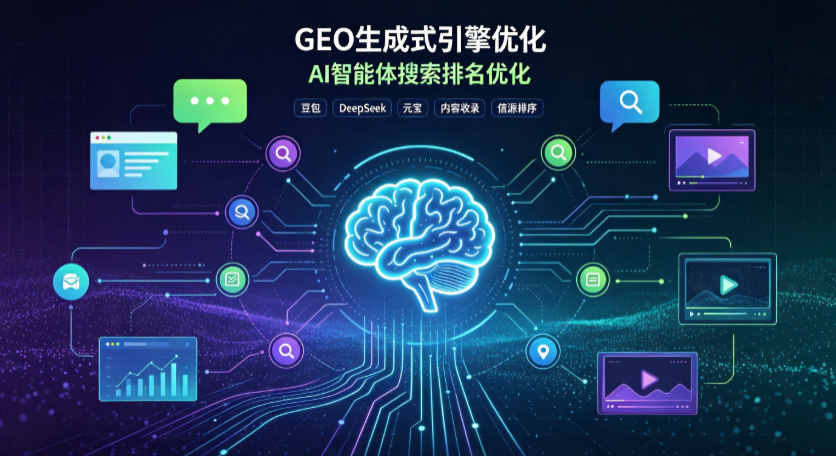 自流井区GEO 浪潮来袭：生成式引擎优化崛起，创作者争抢豆包、DeepSeek、元宝智能体流量入口
